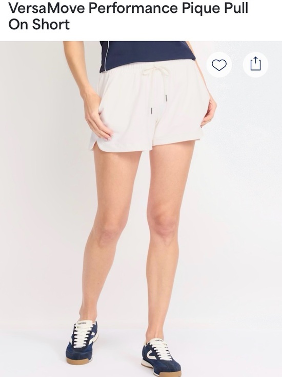 We Wander Pants - Casual off white Drawstring Athletic Shorts for Women